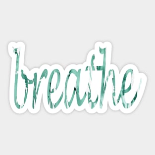 Small worlds, lying in the grass (breathe) Sticker